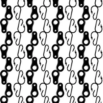 Carabine equipment pattern seamless vector Stock Illustration