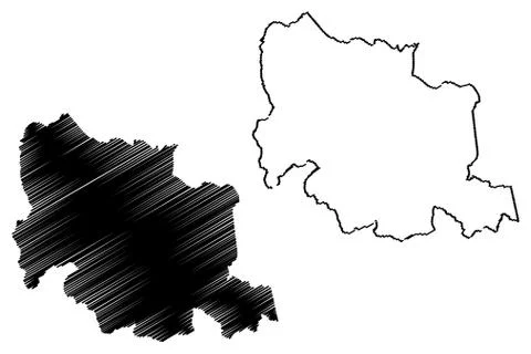 Carabobo State map vector.... Stock Illustration