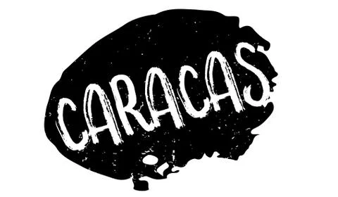 Caracas rubber stamp Stock Illustration
