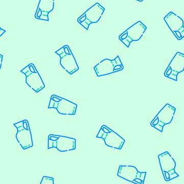 Carafe glass package vector seamless pattern Illustrazione stock
