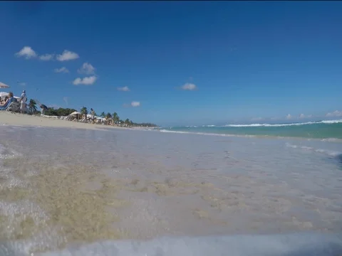 Caraibbean Beach Stock Footage 89479657