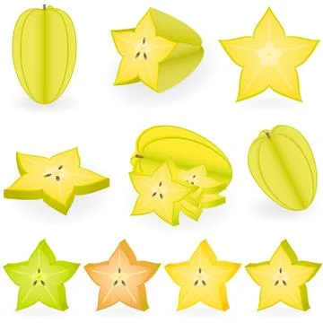 Carambola Stock Illustration