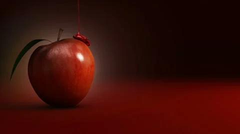 Caramel apple Stock Footage