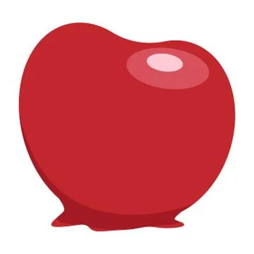 Caramel apple. Stock Illustration