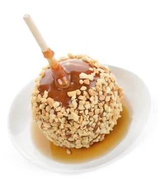 Caramel apple Stock Photos