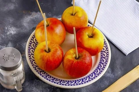 Caramel Apples5 Stock Photos