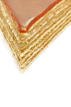 Caramel cake Stock Photos