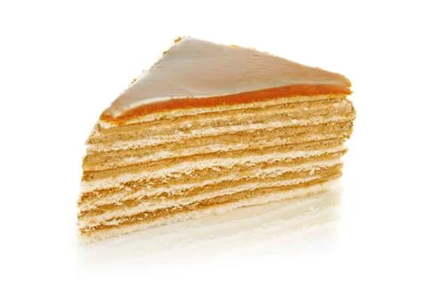 Caramel cake Stock Photos