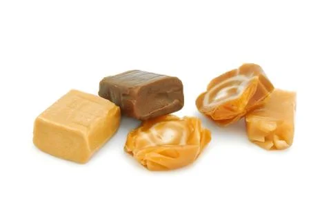 Caramel candy Stock Photos