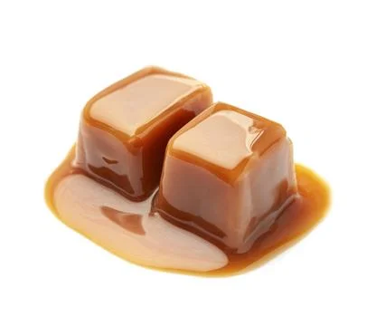 Caramel candy Foto stock