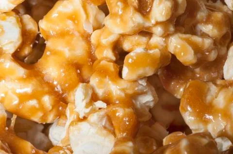 Caramel corn closeup Foto stock