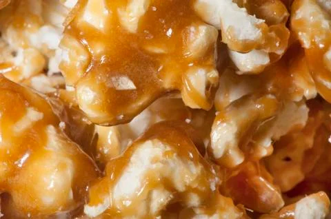 Caramel corn closeup Stock Photos