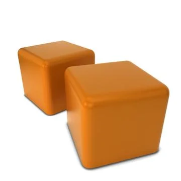 Caramel cubes Illustrazione stock