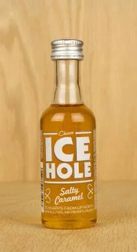 Caramel flavored schnapps. Stock Photos