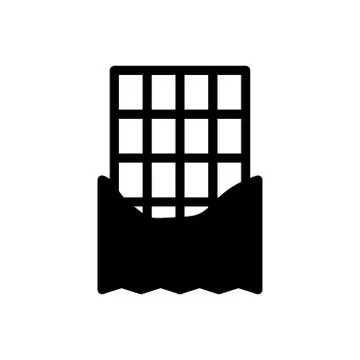 Caramel glyph flat icon  스톡 일러스트