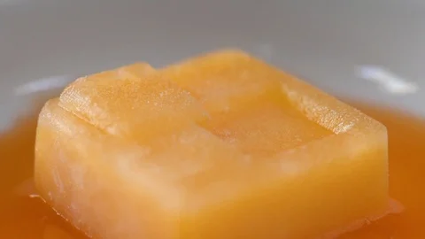 Caramel ice cream Stock Footage 99195835