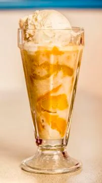 Caramel Milkshake Stock Photos