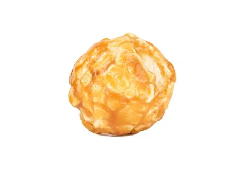 Caramel popcorn isolated Stock Photos