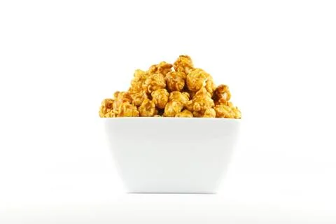 Caramel popcorn Stock Photos