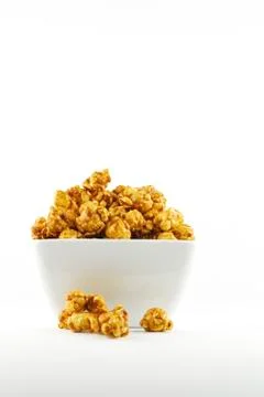 Caramel popcorn Stock Photos