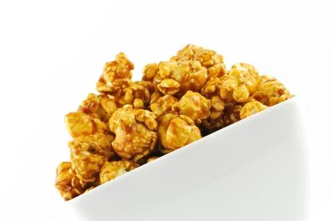 Caramel popcorn Stock Photos