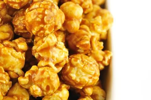 Caramel popcorn Stock Photos