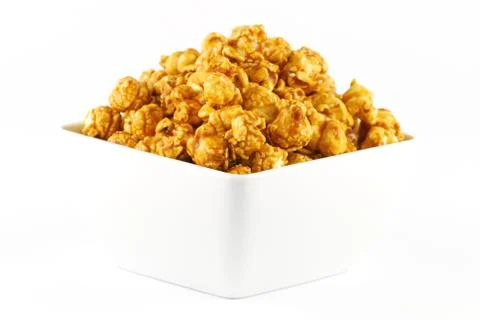 Caramel popcorn Stock Photos