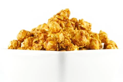 Caramel popcorn Stock Photos