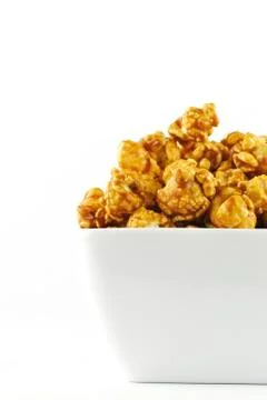 Caramel popcorn Stock Photos