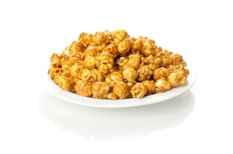 Caramel popcorn Stock Photos