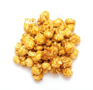 Caramel popcorn Stock Photos