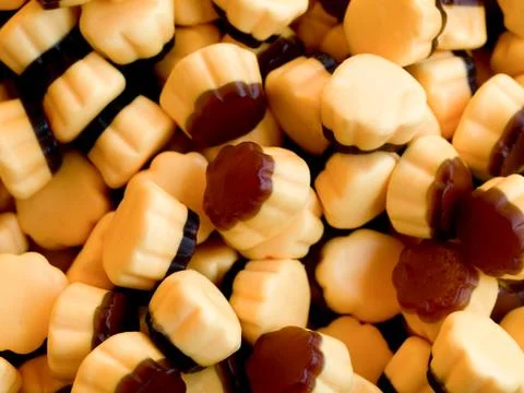 Caramel sweets 스톡 사진