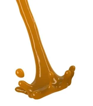 Caramel syrup Stock Illustration