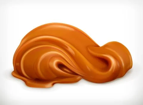 Caramel, vector illustration Stock Illustration