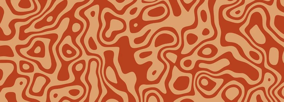 Caramel Wave Background Illustrazione stock