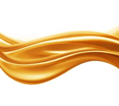 Caramel wave Stock Illustration