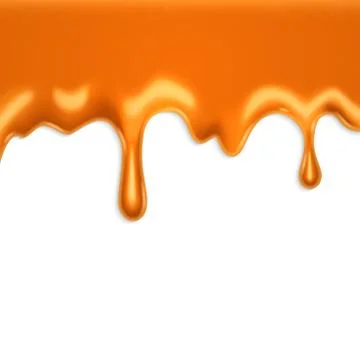 Caramel on white Stock Illustration