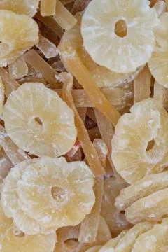 Caramelised fruit Stock Photos
