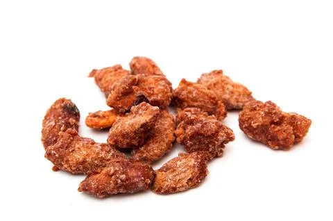 Caramelized almonds Stock Photos