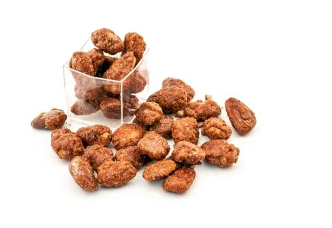 Caramelized Almonds Stock Photos