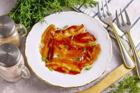 Caramelized Bacon7 Foto stock