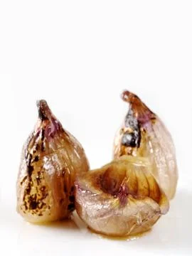 Caramelized shallots Stock Photos