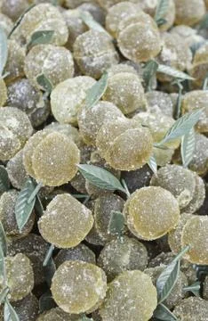 Caramelized sugar fruit candy, dessert Stock Photos