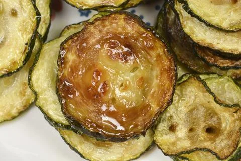 Caramelized Zucchini Slice Stock Photos