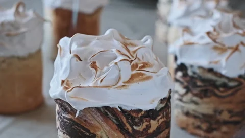 Caramelizing Easter Cake Stock Footage 275590014