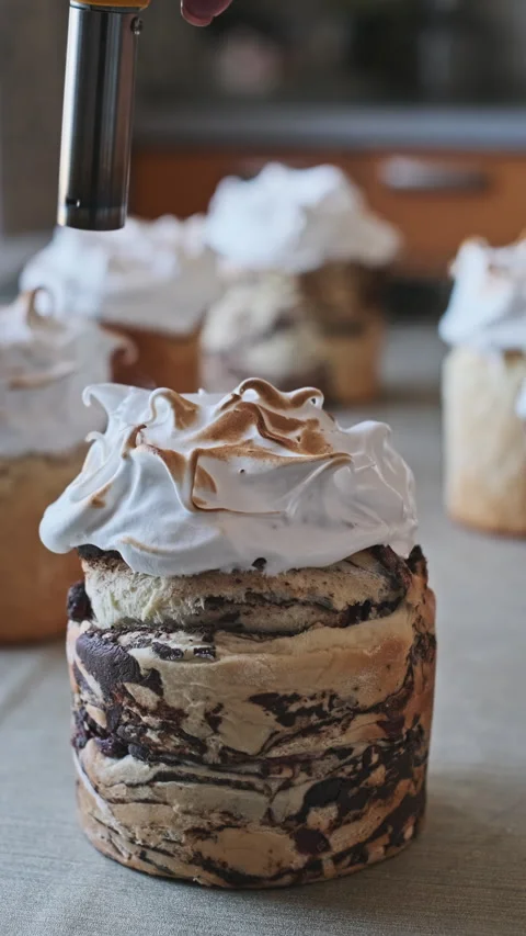 Caramelizing Easter Cake Stock Footage 275882530