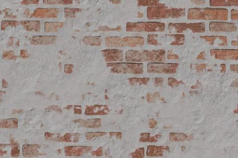 Caratgena wall bricks plastered bricks Stock Illustration