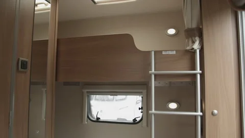 Caravan Bed Stock Footage 260324790