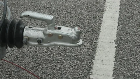 Caravan Hitch Stock Footage 260323757