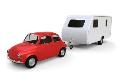 Caravan Stock Illustration